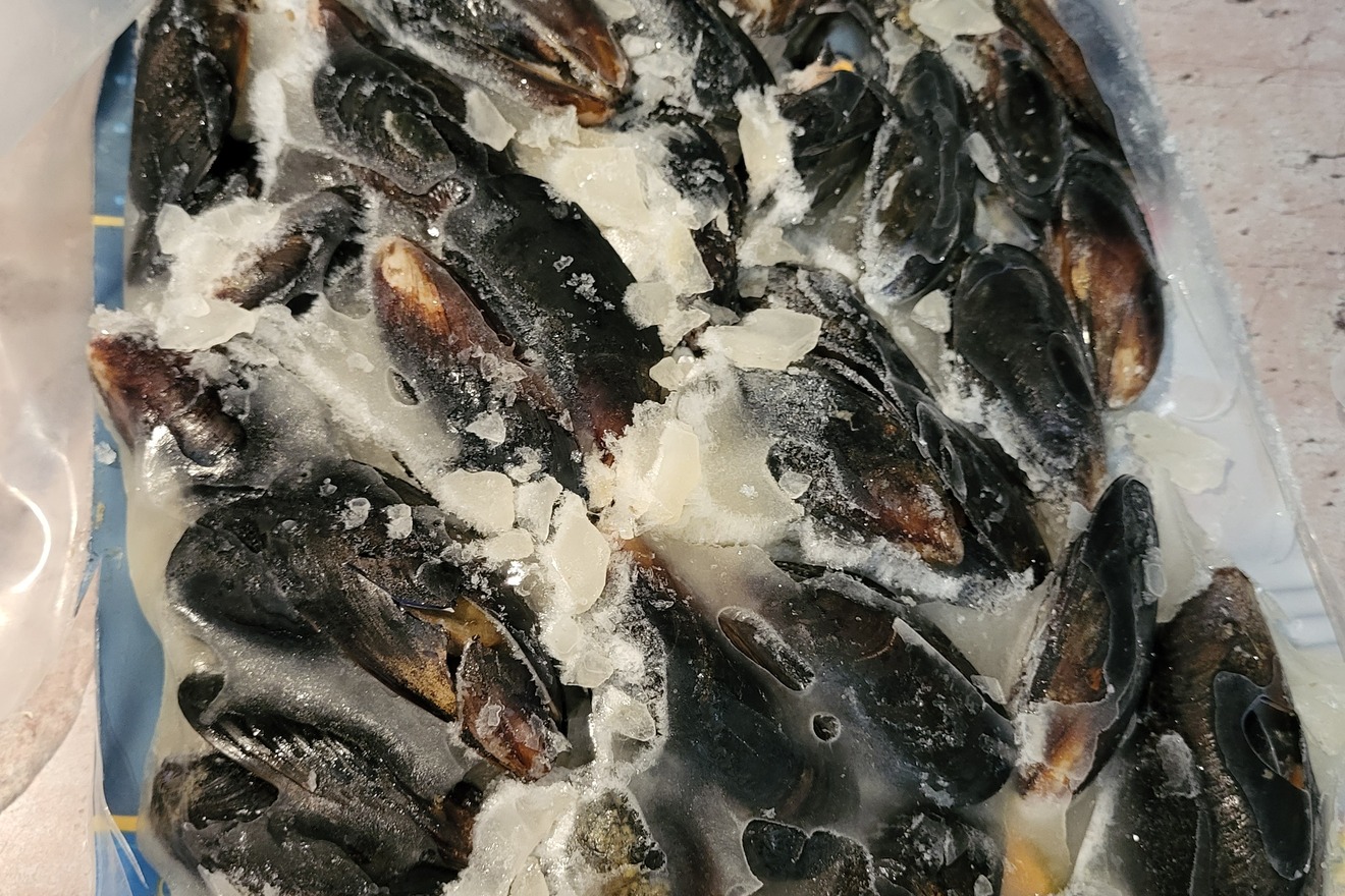 Мидии голубые целые в/м в раковине 40-60 1кг купить - доставка, цена