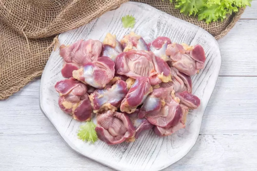 желудки цыпленка