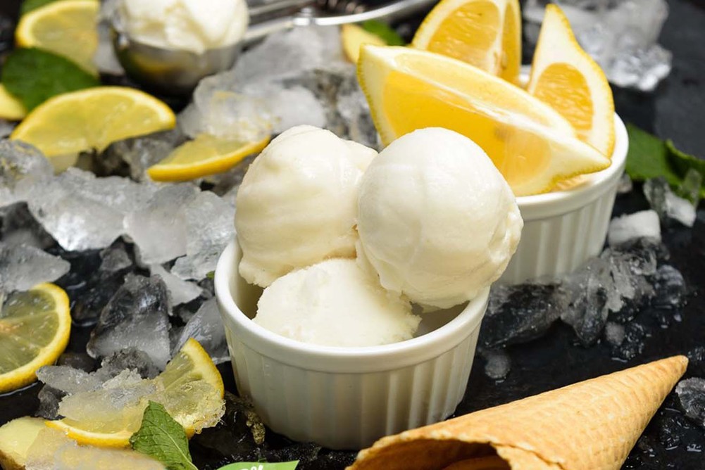 лимон имбирь мороженое