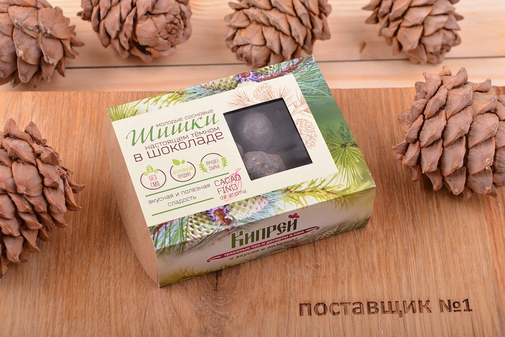 сосновые шишке в шоколаде