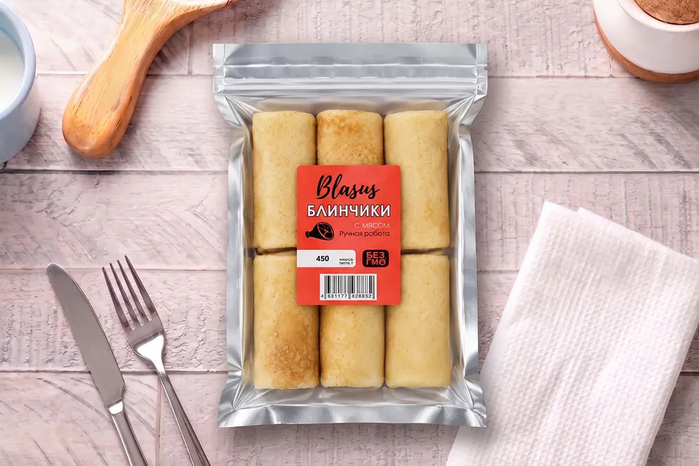 блинчики с мясом