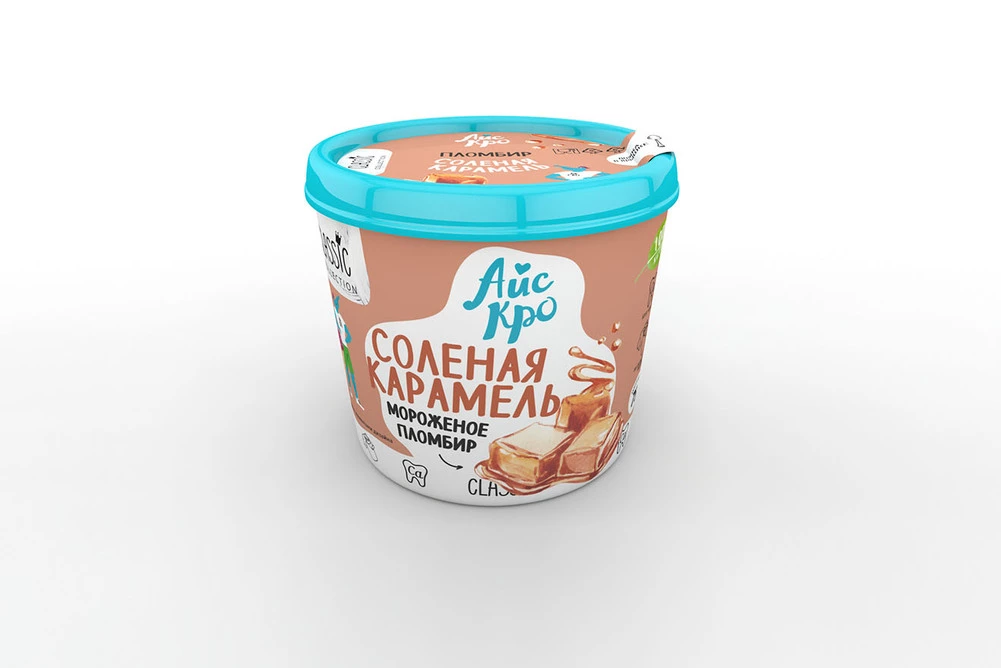 пломбир с карамелью