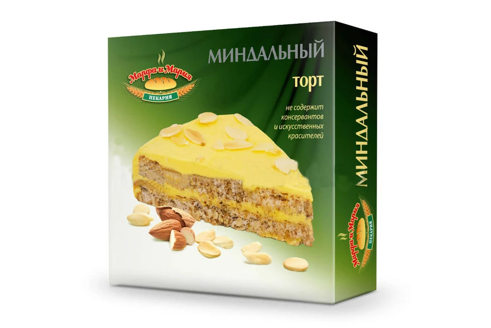 торт миндальный
