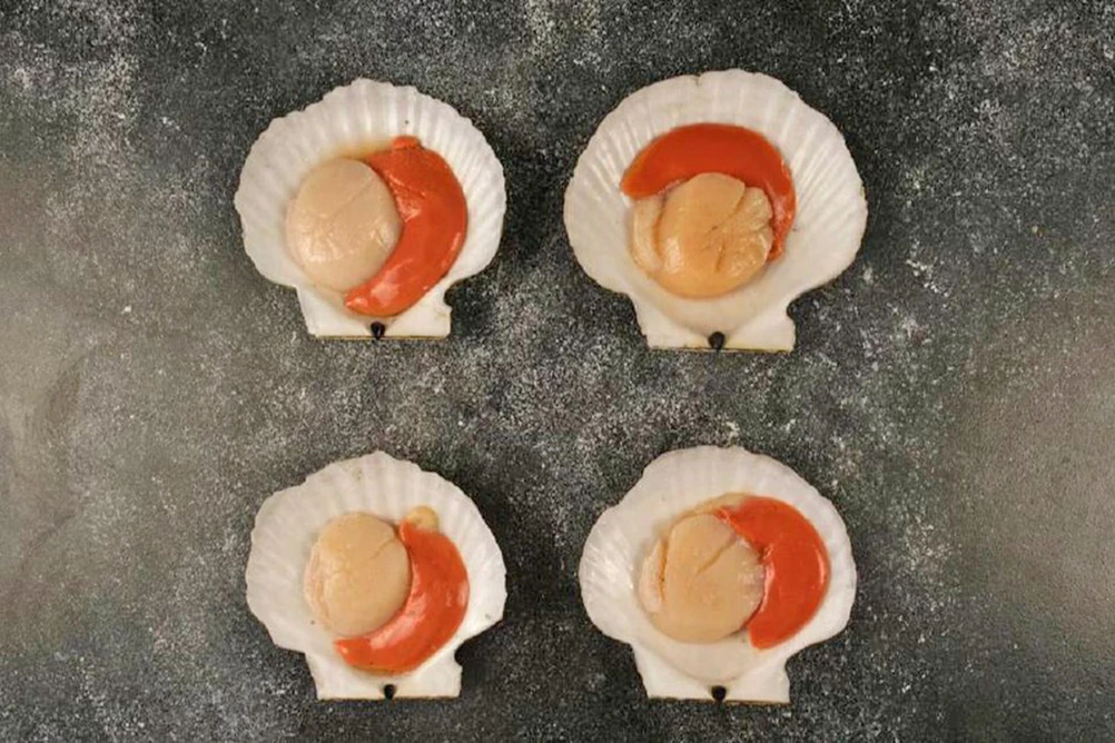 гребешок с икрой