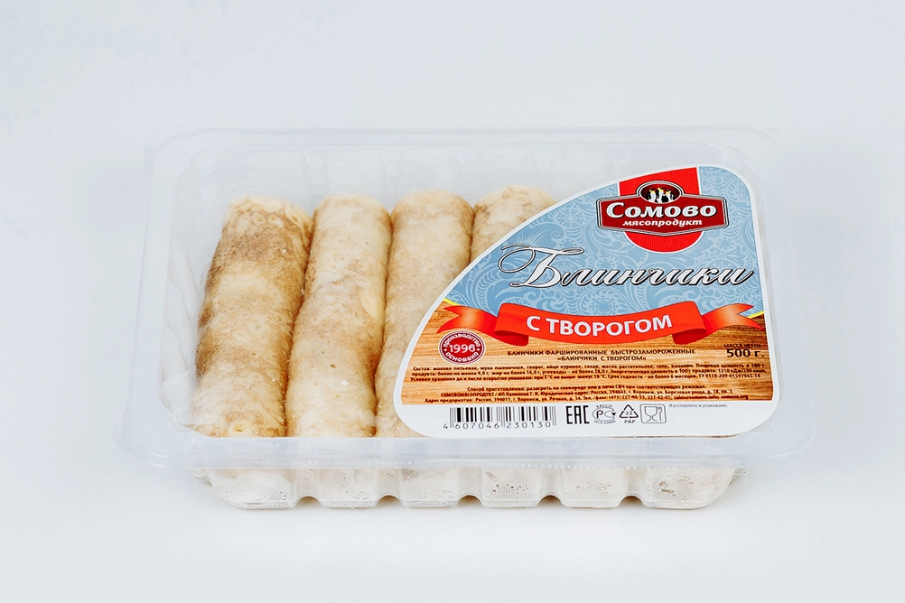 блинчики с творогом