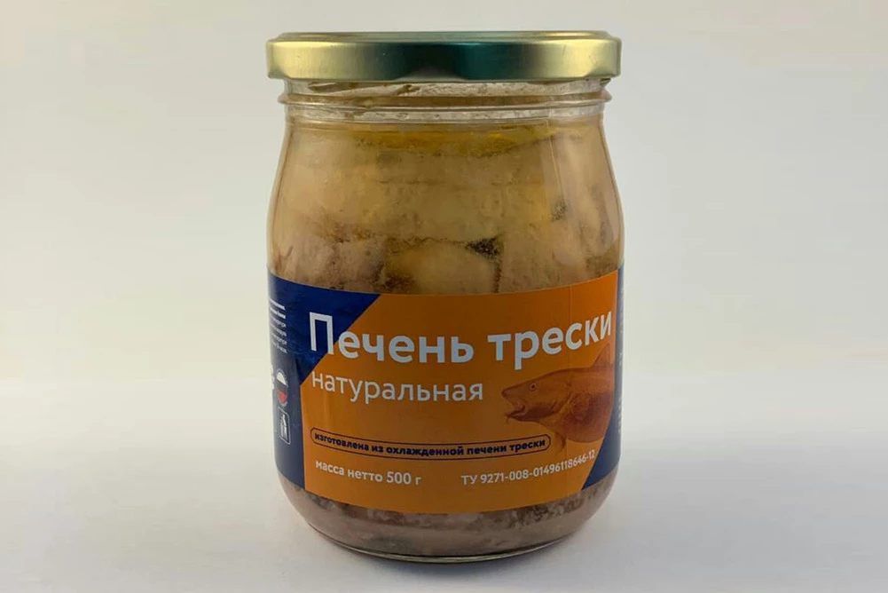печень трески в банке