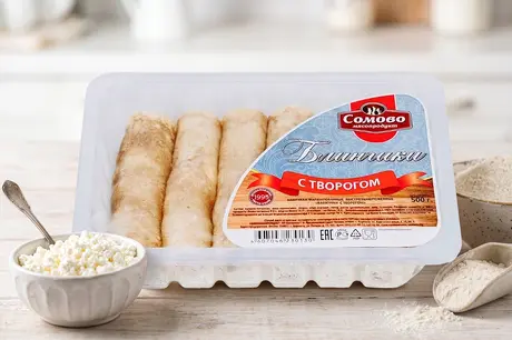 блинчики с творогом