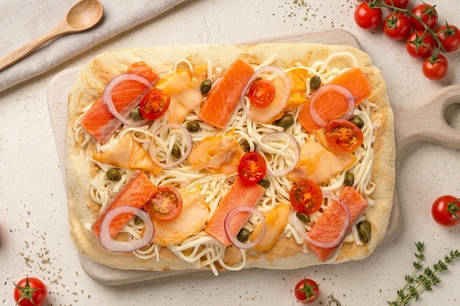 пицца римская рыба масляная и форель