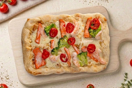 пицца римская с форелью