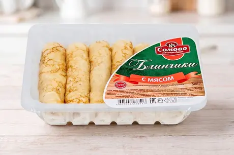 блинчики с мясом
