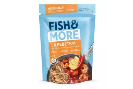 упаковка креветок в азиатском соусе