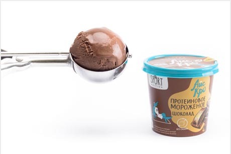 мороженое шоколадное протеиновое