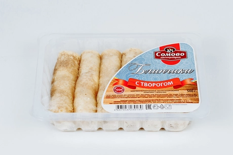 блинчики с творогом