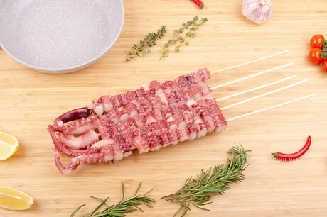 шашлычки из кальмара