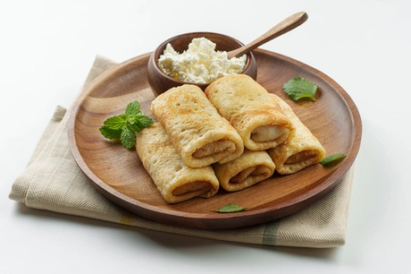 блинчики с творогом