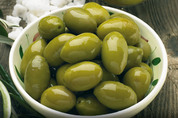 Зелёные оливки с косточкой