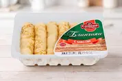 блины с мясом