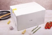 коробка тигровых креветок