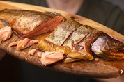 форель горячего копчения