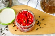 Перцы резанные в масле